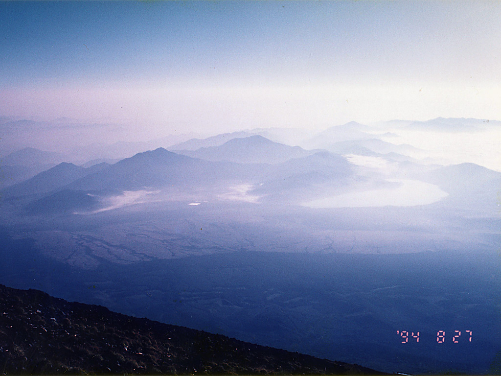 富士山からの山中湖